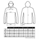 GIANTS FISHING - Funkční tričko s dlouhým rukávem UV50+Hoodie Blue vel. 2XL